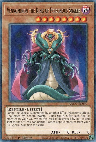 Vennominon the King of Poisonous Snakes (Rare) [ANGU-EN040] Rare Yu-Gi-Oh!