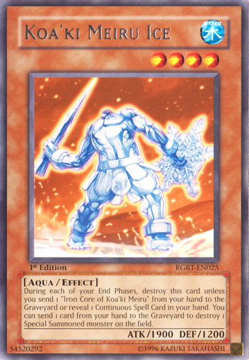 Koa'ki Meiru Ice [RGBT-EN025] Rare Yu-Gi-Oh!