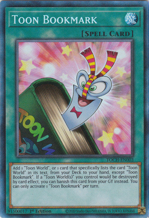 Toon Bookmark [TOCH-EN003] Collector's Rare Yu-Gi-Oh!
