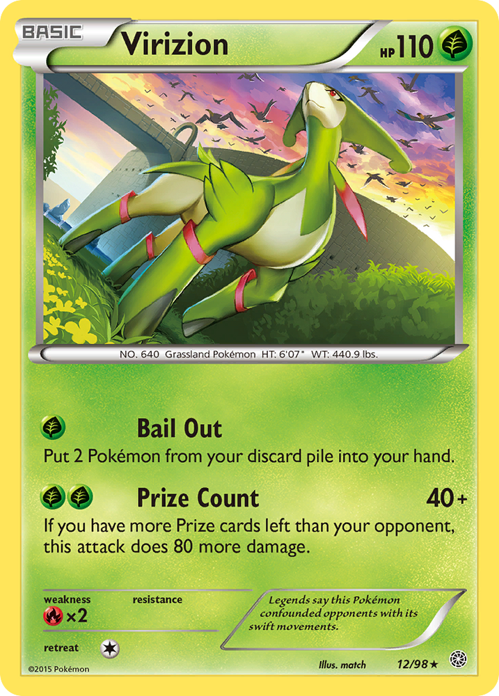 Virizion (12/98) [XY: Ancient Origins] Pokémon
