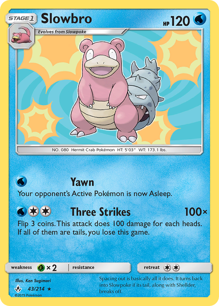 Slowbro (43/214) [Sun & Moon: Unbroken Bonds] Pokémon