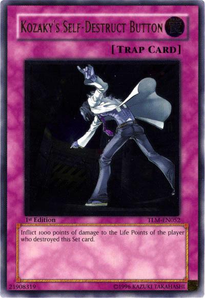 Kozaky's Self-Destruct Button [TLM-EN052] Ultimate Rare Yu-Gi-Oh!