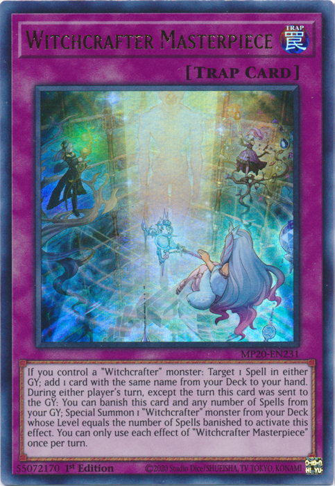 Witchcrafter Masterpiece [MP20-EN231] Ultra Rare Yu-Gi-Oh!