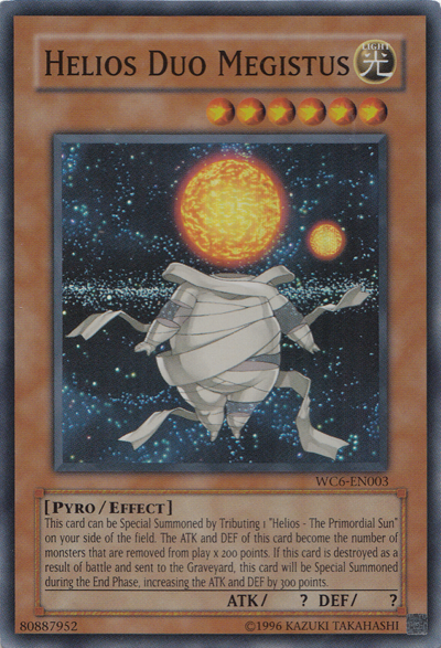Helios Duo Megistus [WC6-EN003] Super Rare Yu-Gi-Oh!