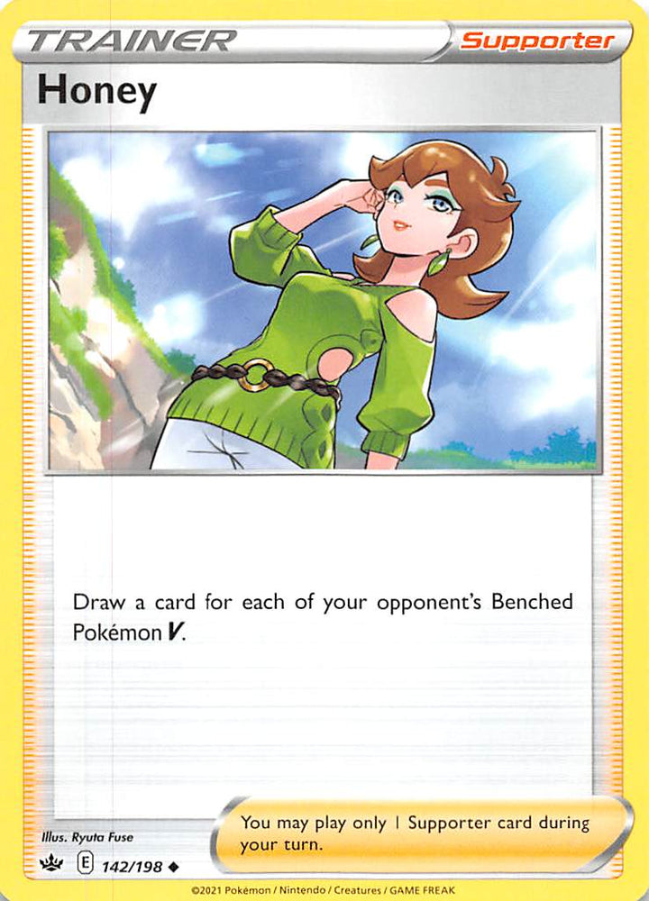 Honey (142/198) [Sword & Shield: Chilling Reign] Pokémon