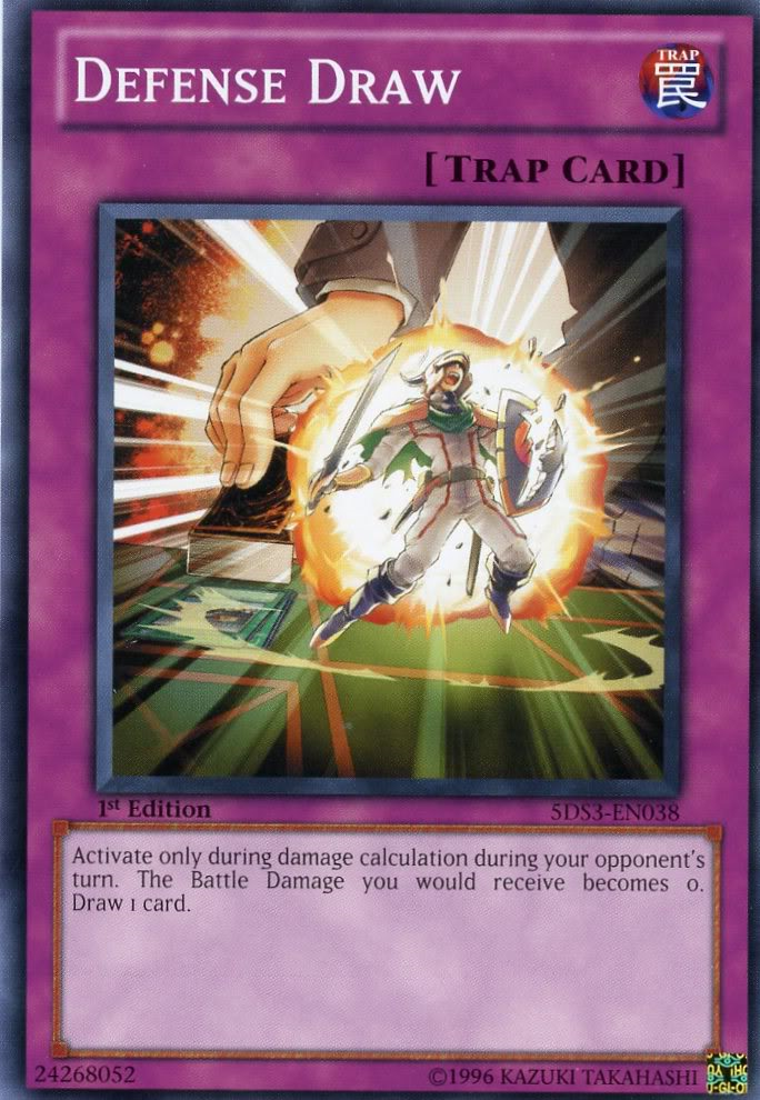 Defense Draw [5DS3-EN038] Common Yu-Gi-Oh!