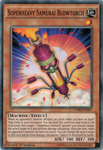 Superheavy Samurai Blowtorch [CORE-EN007] Common Yu-Gi-Oh!