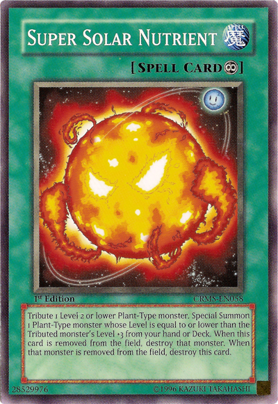 Super Solar Nutrient [CRMS-EN058] Common Yu-Gi-Oh!