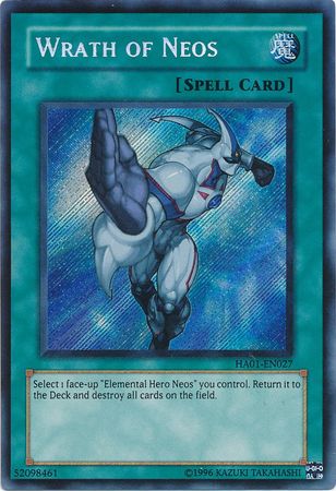 Wrath of Neos [HA01-EN027] Secret Rare Yu-Gi-Oh!