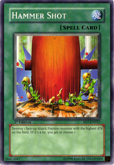 Hammer Shot [SD7-EN022] Common Yu-Gi-Oh!
