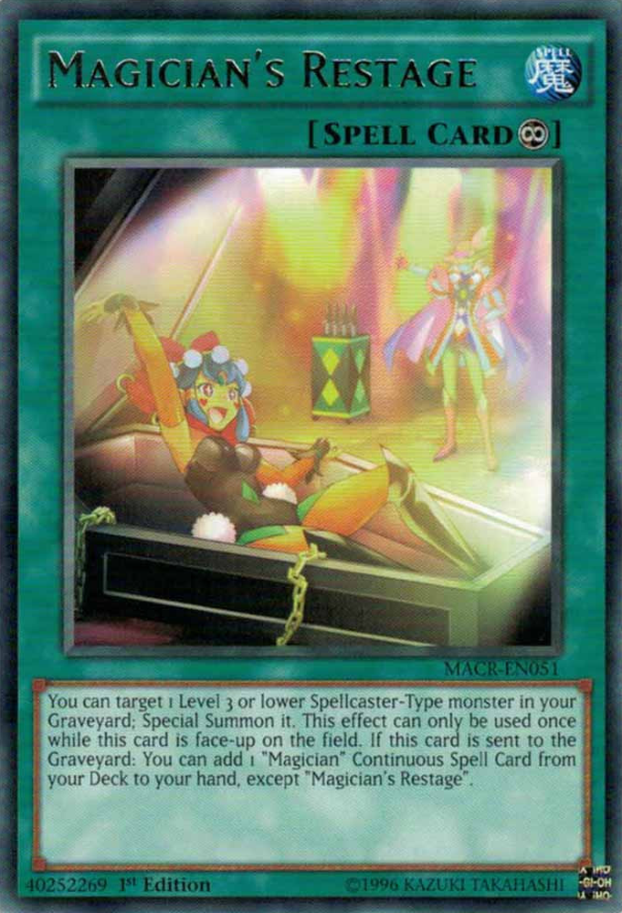 Magician's Restage [MACR-EN051] Rare Yu-Gi-Oh!