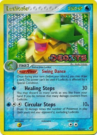 Ludicolo (10/107) (Stamped) [EX: Deoxys] Pokémon