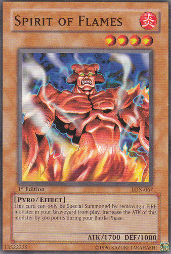 Spirit of Flames [LON-067] Common Yu-Gi-Oh!