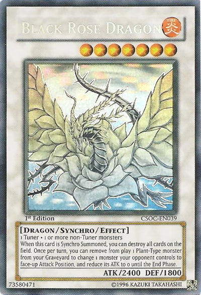 Black Rose Dragon [CSOC-EN039] Ghost Rare Yu-Gi-Oh!