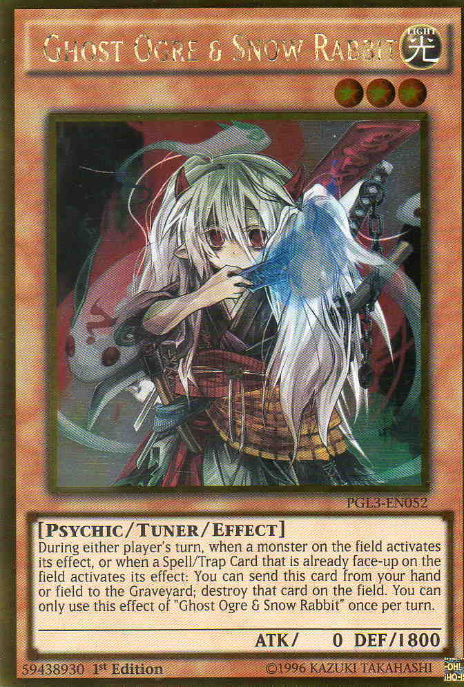 Ghost Ogre & Snow Rabbit [PGL3-EN052] Gold Rare Yu-Gi-Oh!