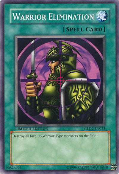 Warrior Elimination [GLD2-EN035] Common Yu-Gi-Oh!