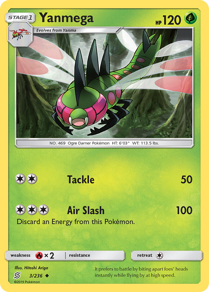 Yanmega (3/236) [Sun & Moon: Unified Minds] Pokémon