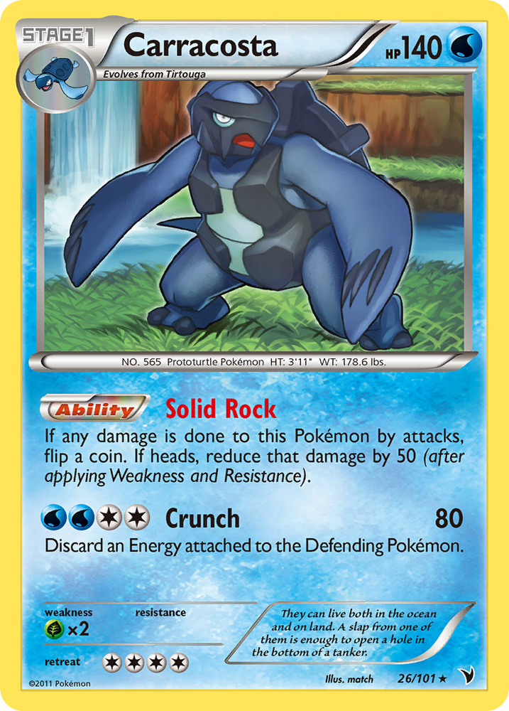 Carracosta (26/101) [Black & White: Noble Victories] Pokémon