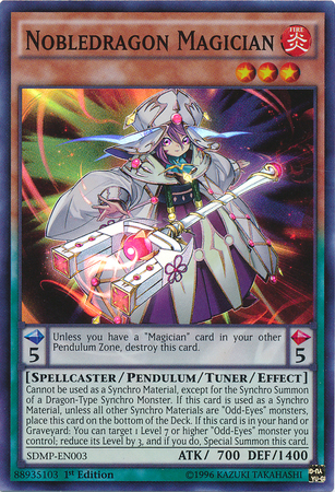 Nobledragon Magician [SDMP-EN003] Super Rare Yu-Gi-Oh!
