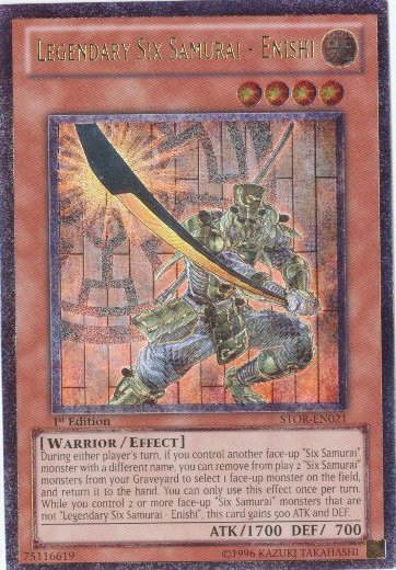 Legendary Six Samurai - Enishi [STOR-EN021] Ultimate Rare Yu-Gi-Oh!