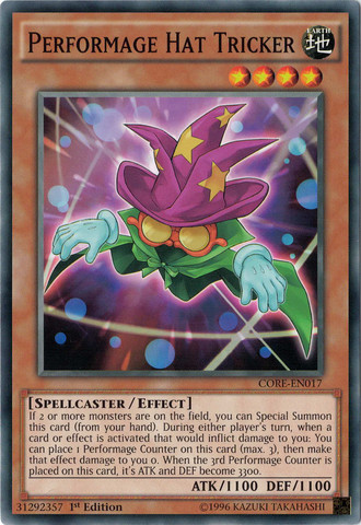 Performage Hat Tricker [CORE-EN017] Common Yu-Gi-Oh!