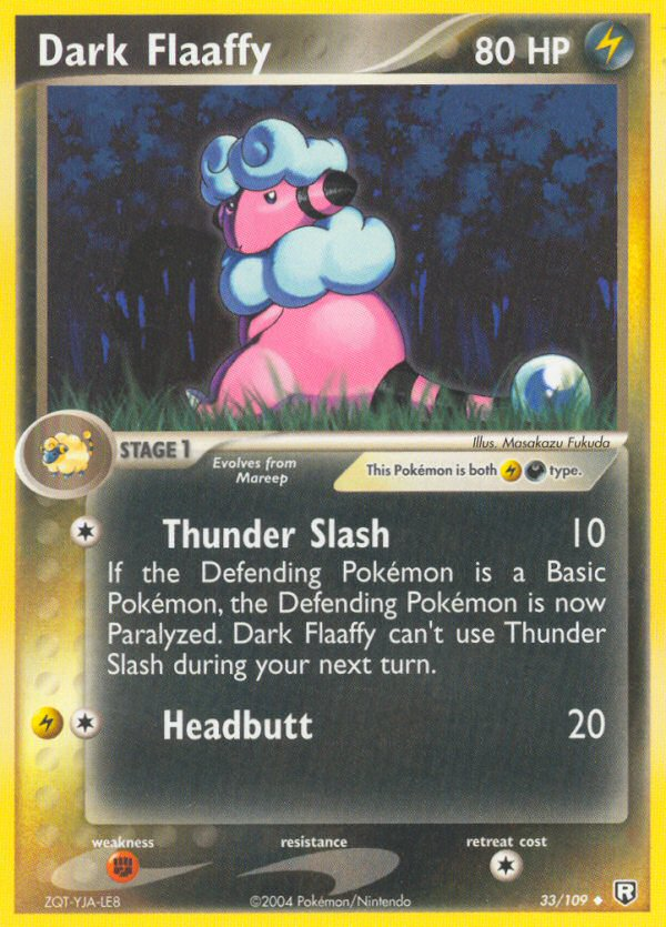 Dark Flaaffy (33/109) [EX: Team Rocket Returns] Pokémon