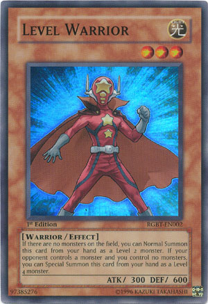 Level Warrior [RGBT-EN002] Super Rare Yu-Gi-Oh!