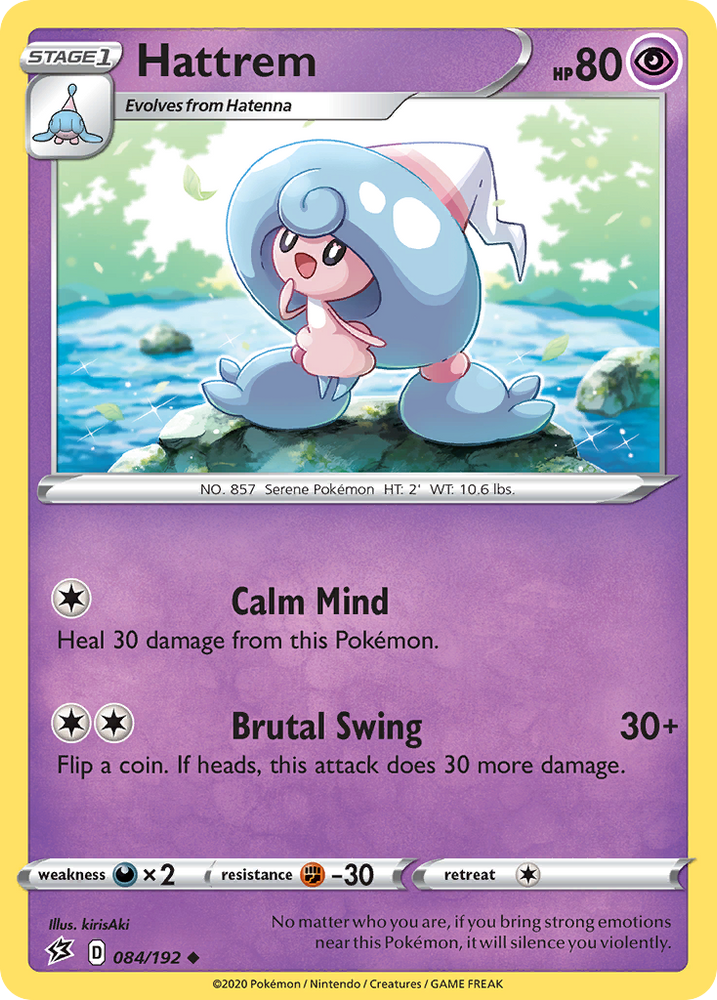 Hattrem (084/192) [Sword & Shield: Rebel Clash] Pokémon
