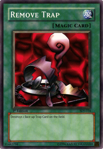 Remove Trap [SDJ-034] Common Yu-Gi-Oh!