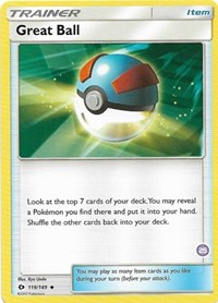 Great Ball (119/149) (Deck Exclusive #25) [Sun & Moon: Trainer Kit - Alolan Sandslash] Pokémon