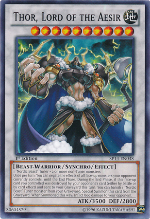 Thor, Lord of the Aesir [SP14-EN048] Common Yu-Gi-Oh!