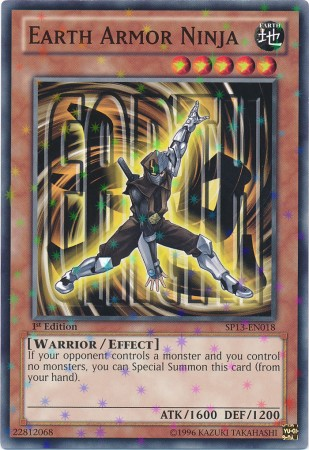 Earth Armor Ninja [SP13-EN018] Starfoil Rare Yu-Gi-Oh!