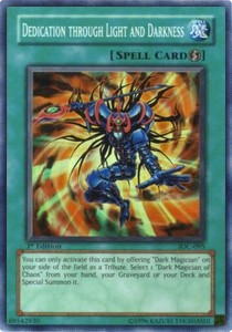 Dedication Through Light and Darkness [IOC-095] Super Rare Yu-Gi-Oh!