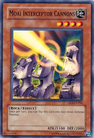 Moai Interceptor Cannons [DR3-EN194] Common Yu-Gi-Oh!