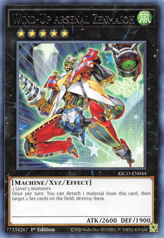 Wind-Up Arsenal Zenmaioh [KICO-EN044] Rare Yu-Gi-Oh!