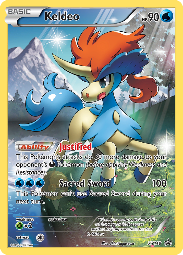 Keldeo (XY118) [XY: Black Star Promos] Pokémon