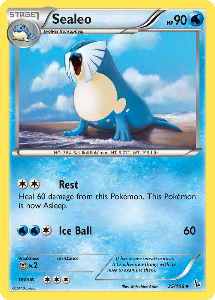 Sealeo (25/106) [XY: Flashfire] Pokémon