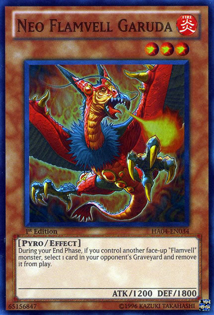 Neo Flamvell Garuda [HA04-EN034] Super Rare Yu-Gi-Oh!