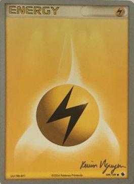 Lightning Energy (109/109) (Team Rushdown - Kevin Nguyen) [World Championships 2004] Pokémon