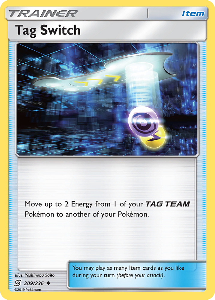 Tag Switch (209/236) [Sun & Moon: Unified Minds] Pokémon
