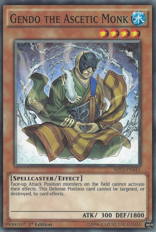 Gendo the Ascetic Monk [SHVI-EN041] Common Yu-Gi-Oh!