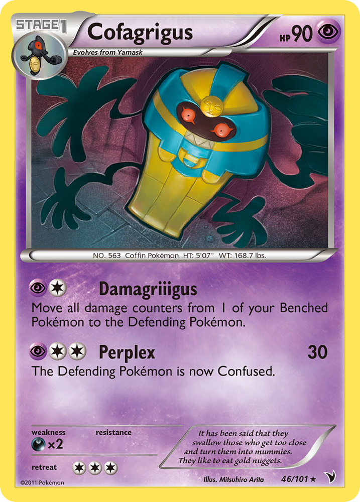Cofagrigus (46/101) [Black & White: Noble Victories] Pokémon