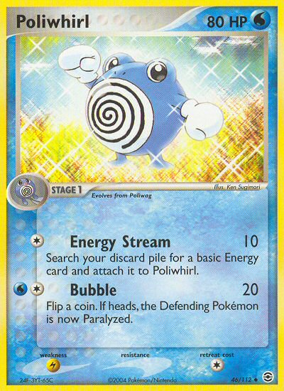 Poliwhirl (46/112) [EX: FireRed & LeafGreen] Pokémon