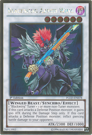 Blackwing Armed Wing [PGLD-EN078] Gold Rare Yu-Gi-Oh!