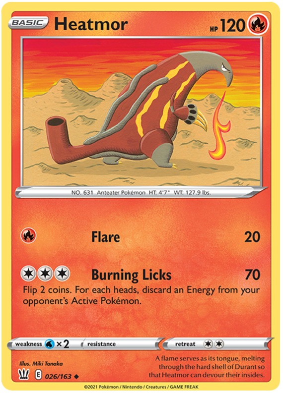 Heatmor (026/163) [Sword & Shield: Battle Styles] Pokémon
