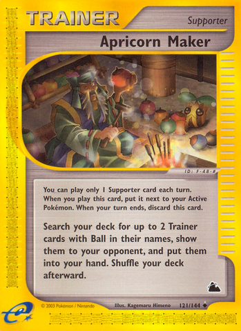 Apricorn Maker (121/144) [Skyridge] Pokémon