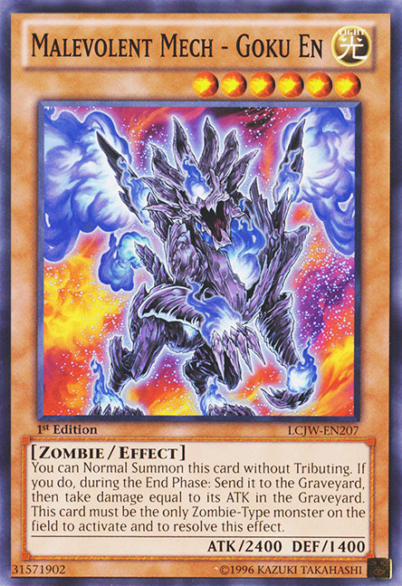 Malevolent Mech - Goku En [LCJW-EN207] Common Yu-Gi-Oh!