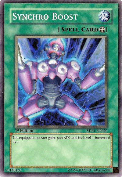 Synchro Boost [5DS1-EN020] Common Yu-Gi-Oh!