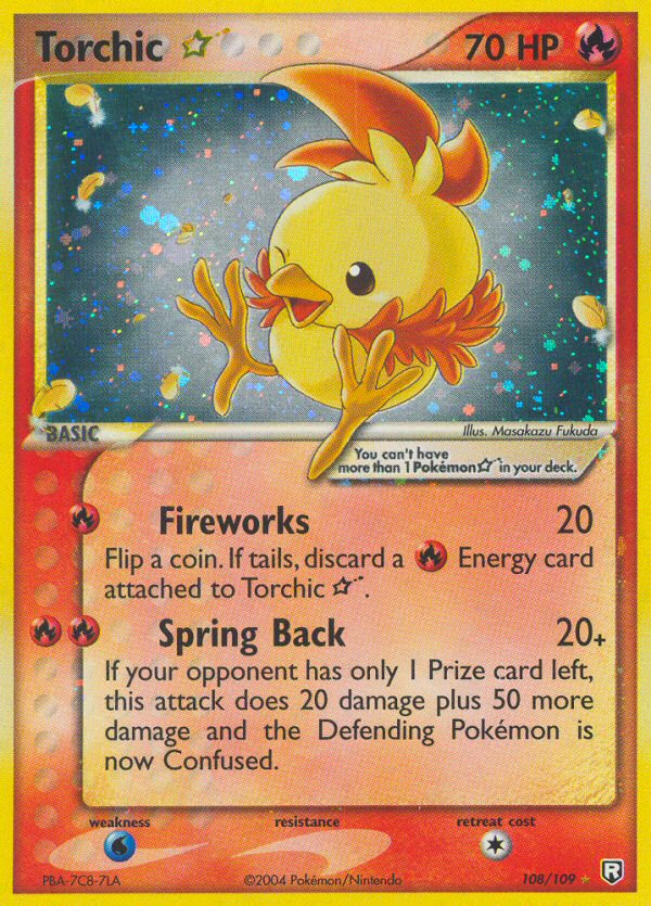 Torchic Star (108/109) [EX: Team Rocket Returns] Pokémon