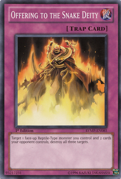 Offering to the Snake Deity [RYMP-EN085] Common Yu-Gi-Oh!